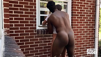 (Bruno Cartella) Sneaks Around (Ty Shine's) Mansion Peeks Through The Window As Ty Does Some Calisthenics - Reality Fellows