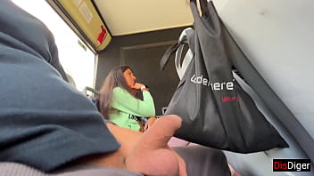 A stranger nymph wanked off and bj'ed my pinkish cigar in a public bus full of people