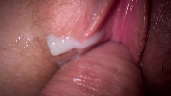 Secret Close up pummel with teenage stepsister, cock-squeezing white cream-colored snatch